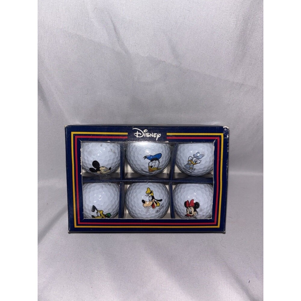 Disney Golf Balls Pro Collection NEW Open Box Mickey Minnie Donald Daisy Goofy